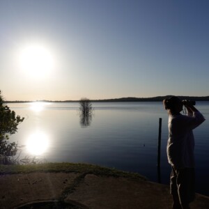 Bangazi lake near Cape Vidal