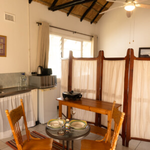 Self catering room 1. All you need for simple meal preparation.