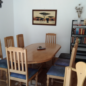 Peace Room: accommodates up to 10 for small gatherings.